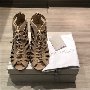 Jimmy Choo Keena 85 Nude Mix